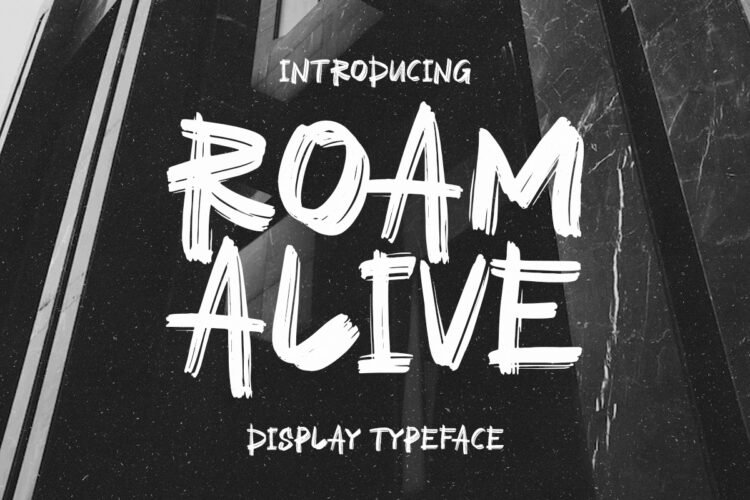 Roam Alive - Display Font