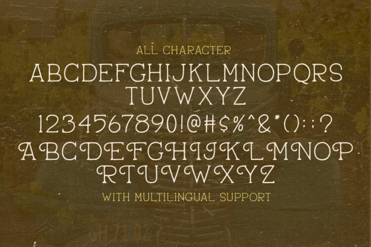 Pantaleone Vintage Typeface - Image 3