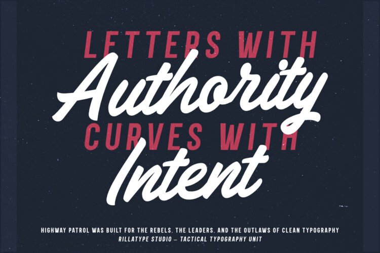Highway Patrol Font Duo - Image 2