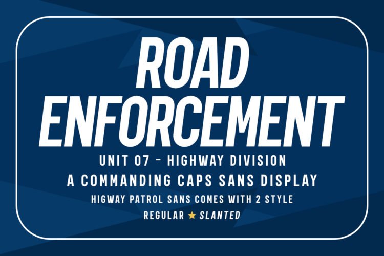 Highway Patrol Font Duo - Image 7
