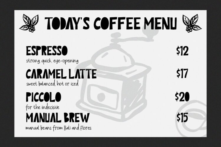 Brika – Font Duo + 20 Coffee Vectors + Dingbat Icons - Image 2