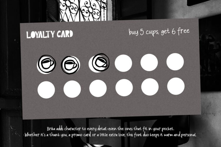Brika – Font Duo + 20 Coffee Vectors + Dingbat Icons - Image 9