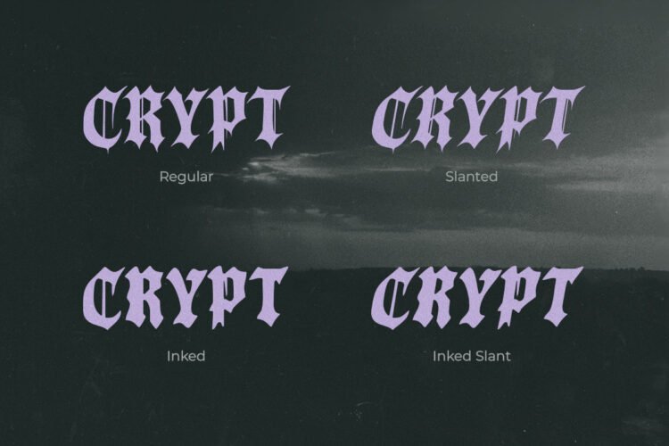 Nocturne Black — Gothic Horror Font Family - Image 9
