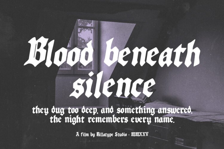 Nocturne Black — Gothic Horror Font Family - Image 6