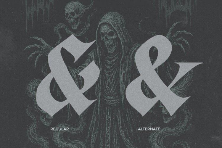 Nocturne Black — Gothic Horror Font Family - Image 4