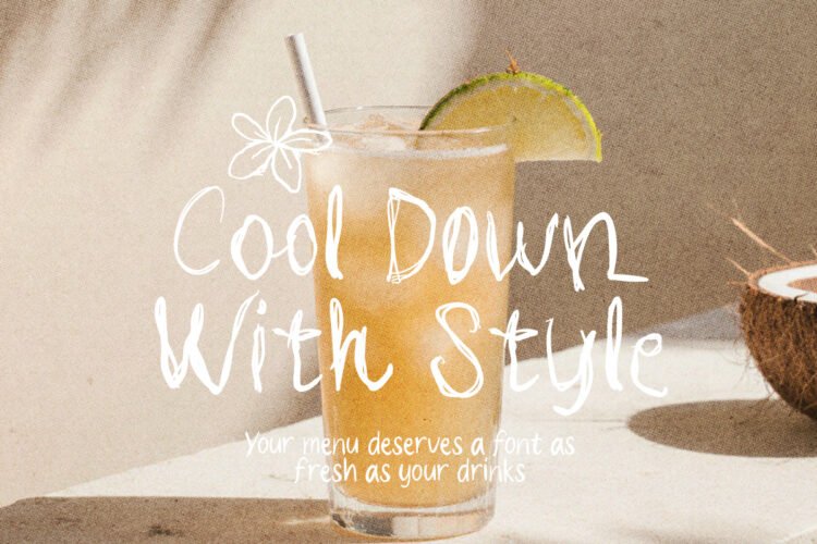 Solaya – A Dual-Style Tropical Font + Bonus Illustrations - Image 2
